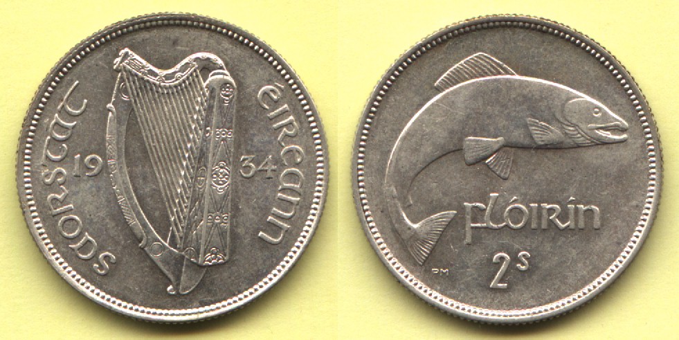 salmon Pre Brexit Details about   Ireland 10 pence pre euro vintage Uk coin fish and harp 